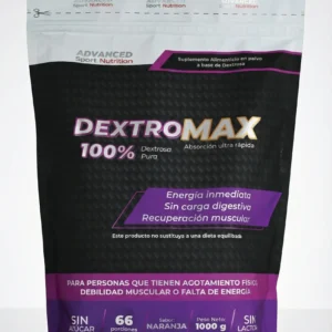 DEXTROMAX - 100% Dextrosa - Sabor Naranja (1000g)